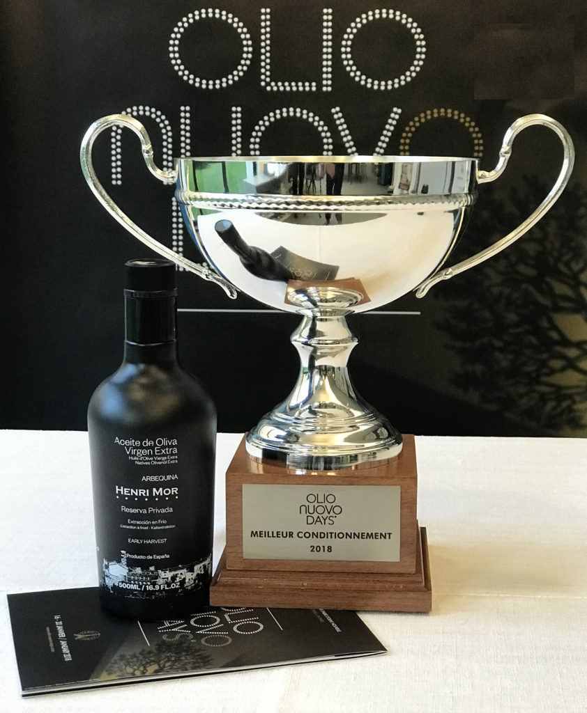 OLIO NUOVO DAYS 2018 WINNER FOR BEST PACKAGING