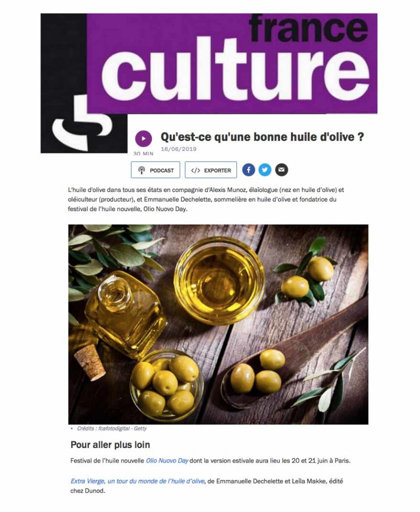 Qu est ce qu'une bonne huile d'olive ?