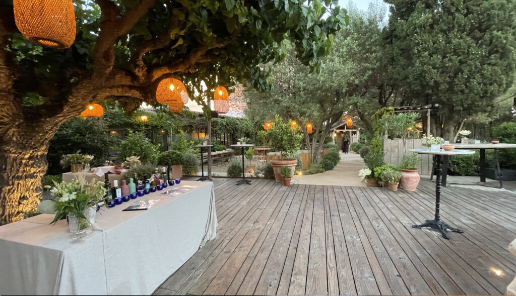 OLIVE OIL BAR IN SAINT TROPEZ AT LES MOULINS DE RAMATUELLE